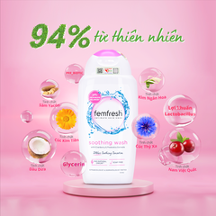 DDVS Femfresh Soothing Wash 250ml (Màu hồng)