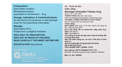 Montiget Chewable Tablets 4mg