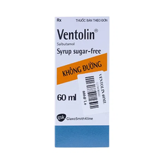 Ventolin Syrup Sugar Free 60ml