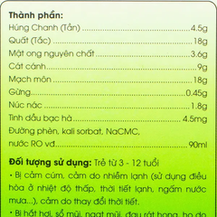 Siro Ho Cảm Ích Nhi 3+ 90ml