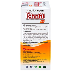 Siro ăn ngon Ích Nhi Plus 100ml