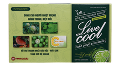 Bột sủi thanh nhiệt Live Cool Hương chanh