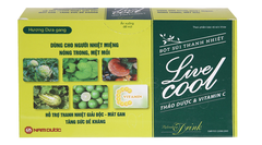 Bột sủi thanh nhiệt Live Cool Không đường Hương dưa gang