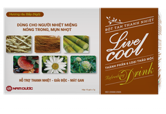 Bột sủi thanh nhiệt LiveCool Không đường Hương rau bắp