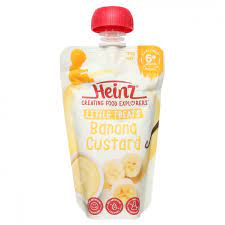 Túi Custard Chuối HEINZ 120g cho 6M+