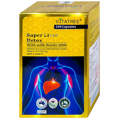 Super Liver Detox vitatree Hộp 80 viên