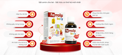 Ferrolip Baby cho trẻ từ 0 tháng tuổi