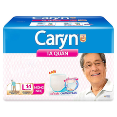 Tã quần Caryn size L14 Miếng