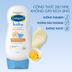Sữa tắm gội Cetaphil Baby Calendula 230ml