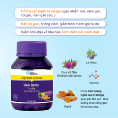 Liver Detox 1-a-day Henry Blooms H/30 viên