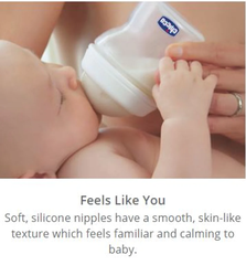 Bình sữa núm nghiêng Pisa Chicco Natural Feeling 0m+ 150ml