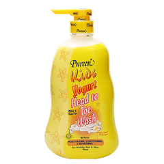 Sữa tắm gội Pureen Yogurt Head to Toe Wash Natural 750ml