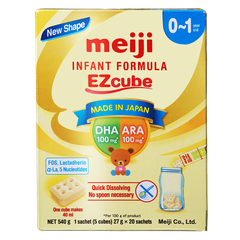 Sữa Meiji Infant Formula EZcube 0-1 tuổi - New Shape