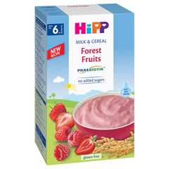 Bột ăn dặm Hipp Sữa Ngũ Cốc Hoa Quả Rừng Milk Cereal Forest Fruits từ 6m