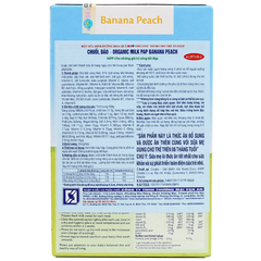 Bột ăn dặm Hipp vị chuối, Đào Banana Peach từ 4m