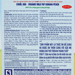 Bột ăn dặm Hipp vị chuối, Đào Banana Peach từ 4m