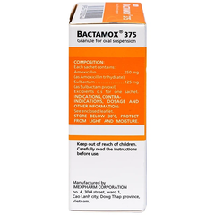 Thuốc bột uống Bactamox 375
