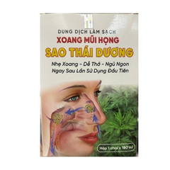 Dung dịch làm sạch Xoang mũi họng Sao Thái Dương