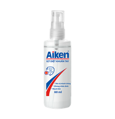 Xịt diệt khuẩn tay Aiken 60ml