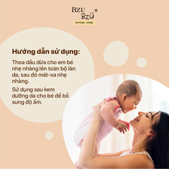 Dầu dừa massage em bé Bzu Bzu Coconut Baby Oil 100ml
