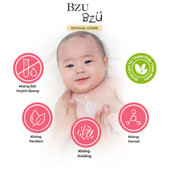 Phấn Rôm Tinh Bột Ngô BZU BZU Cooling Baby Powder 140g