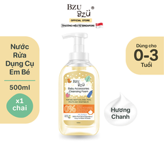 Nước Rửa Đồ dùng cho bé tạo bọt BZU BZU 500ml