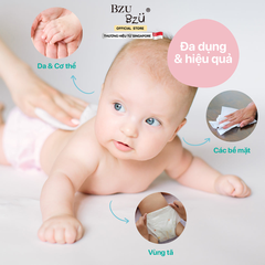 Khăn Ướt Diệt Khuẩn Cho Em Bé BZU BZU Baby Wipes