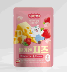 Acoorang Dâu tây sấy phô mai cho trẻ từ 7 tháng