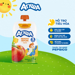 Trái cây nghiền Agusha vị táo và đào