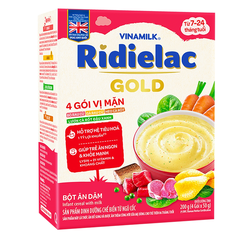 Bột ăn dặm Ridielac Gold Vinamilk 4 vị mặn