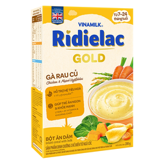 Bột ăn dặm Ridielac Gold Vinamilk Gà Rau củ
