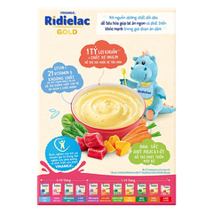 Bột ăn dặm Ridielac Gold Vinamilk Bò Rau củ