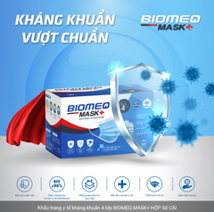 Khẩu trang y tế Biomeq 4 lớp H/50
