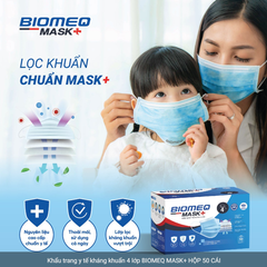 Khẩu trang y tế Biomeq 4 lớp H/50