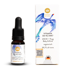Vitamin D3K2 MK7 Sunday Natural Baby & Kind 10ml