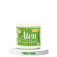 Tăm bông thân trúc Aten Sapon Hũ 200 cây