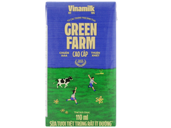 Sữa tươi Vinamilk Green Farm ít đường 110