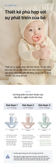Ty ngậm silicone Moyuum