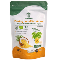 Sokfarm đường hoa dừa hữu cơ cho bé