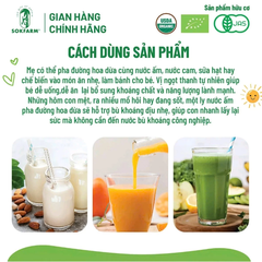 Sokfarm đường hoa dừa hữu cơ cho bé