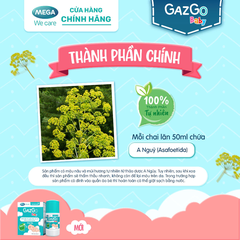 Chai lăn giảm đầy hơi Gazgo Baby Mega