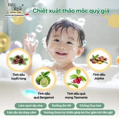 Sữa Tắm Gội BZU BZU Baby Head to Toe Wash Botanical 600ml