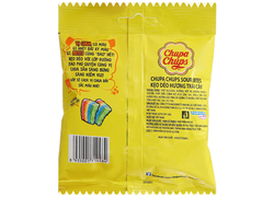 Chupa Chups Kẹo dẻo hương trái cây Sour Belts gói 56g