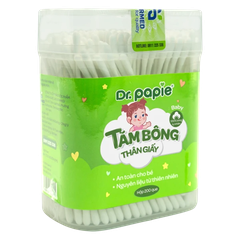 Dr Papie tăm bông đầu muỗng đầu xoắn