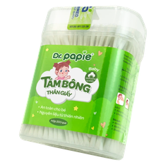 Dr Papie tăm bông đầu muỗng đầu xoắn
