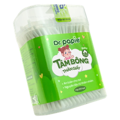 Dr Papie tăm bông đầu muỗng đầu xoắn