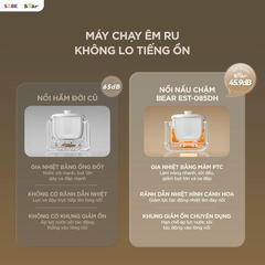 Nồi nấu chậm 0.8 lít Bear EST-085DH