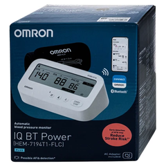 Máy đo huyết áp cảnh báo đột quỵ Omron Hem-7194T1 IQ BT