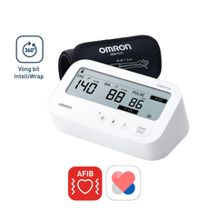 Máy đo huyết áp cảnh báo đột quỵ Omron Hem-7194T1 IQ BT