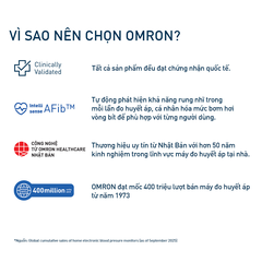Máy đo huyết áp cảnh báo đột quỵ Omron Hem-7194T1 IQ BT